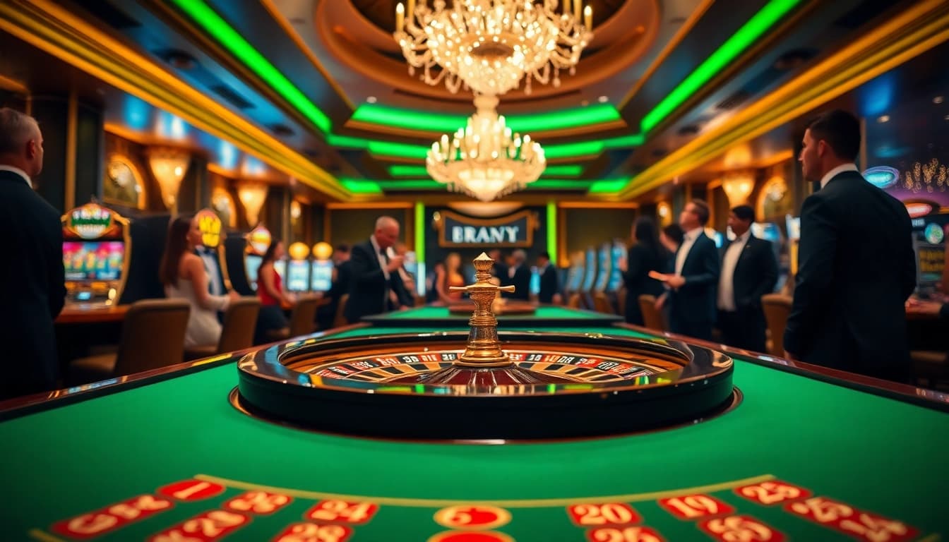 Joueurs célébrant leurs gains au meilleur casino en ligne dans une ambiance glamour.