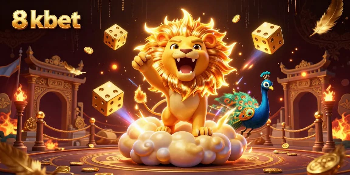 Experience thrilling gameplay at 8xbet with vibrant characters and dynamic casino elements.