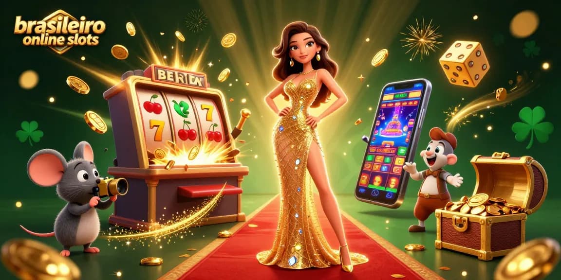 Experience fun with brasileiro online slots in this vibrant casino scene packed with excitement.