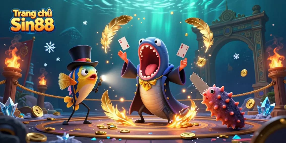 Experience the magic of Trang chủ Sin88 with a captivating underwater casino scene.