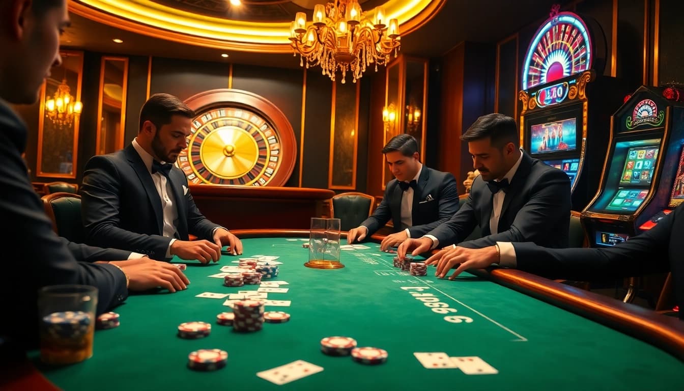 Catch the excitement at a high-stakes poker table showcasing go8 strategies.