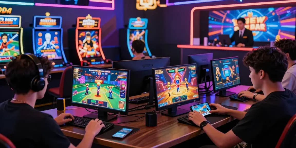 Engaging 79club online gaming atmosphere with dynamic players and colorful graphics