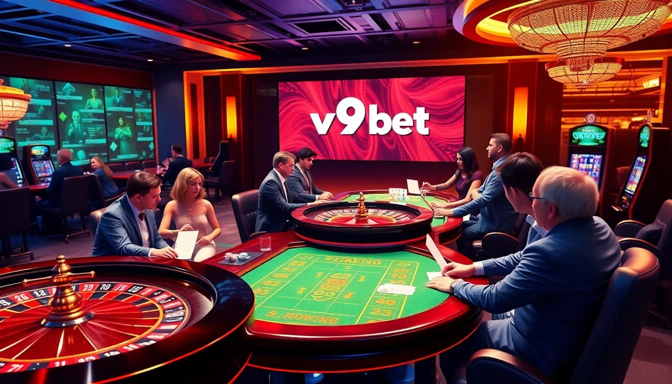 Experience excitement at v9 bet with exhilarating casino games and professional gambling action.