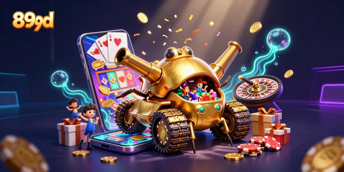 Engage with 89bd's vibrant casino experience through thrilling animated game elements.