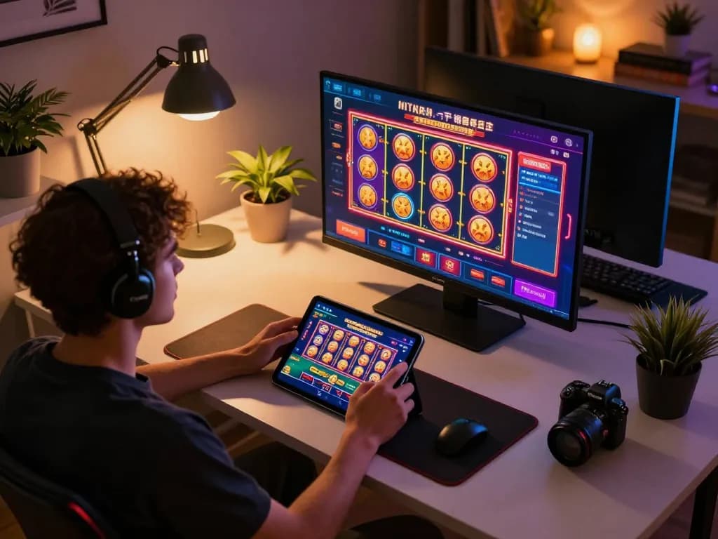 CK444 player engaging in dynamic online gaming session with vibrant visuals.