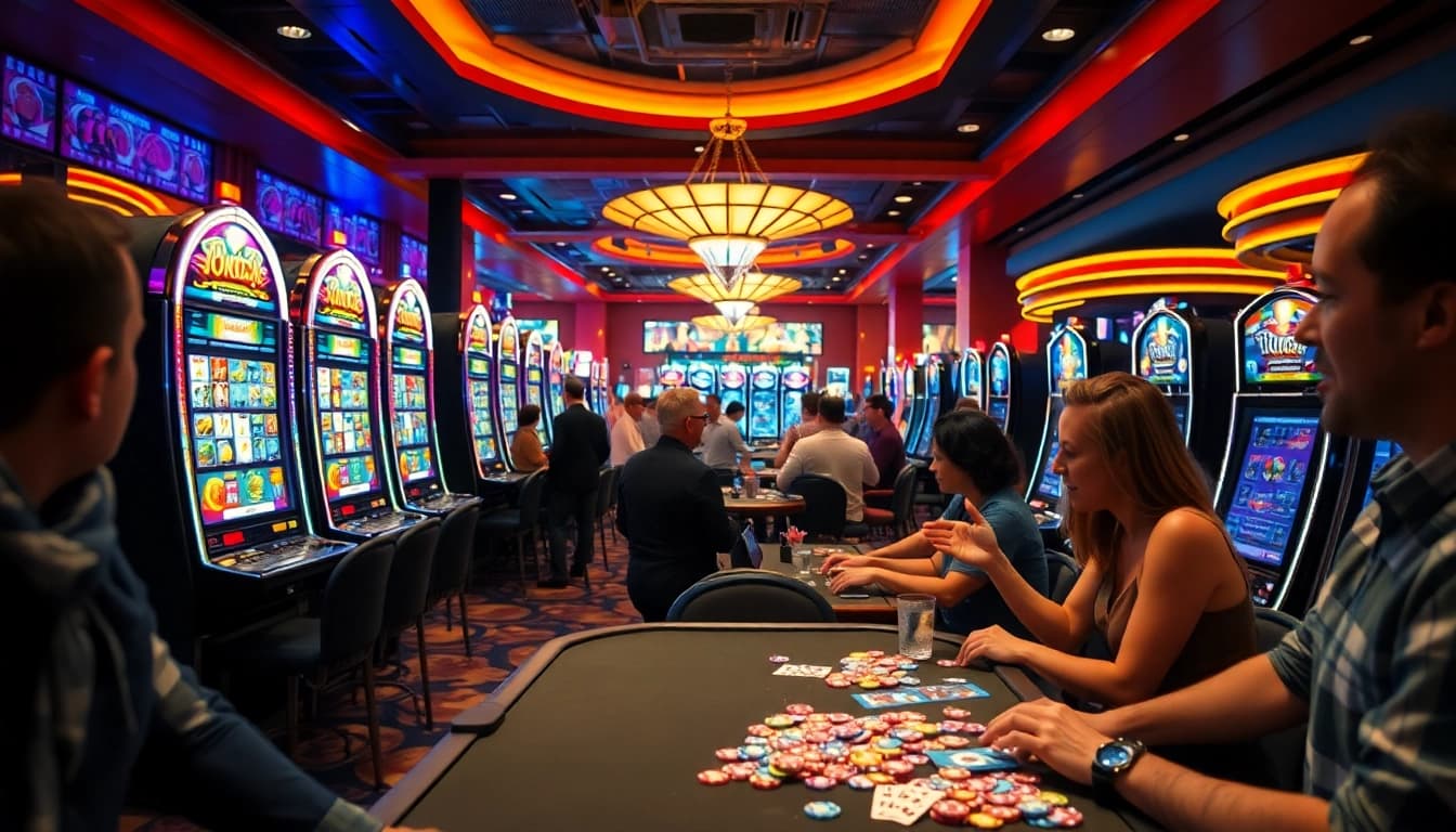 Découvrez le casino en ligne le plus payant, avec des joueurs enthousiastes et des machines à sous colorées.