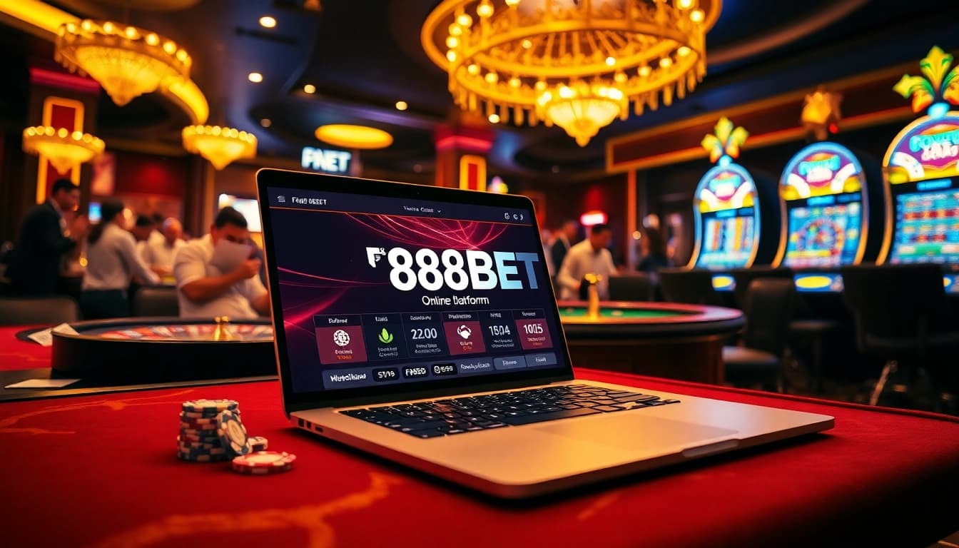 F88BET online casino interface with players enjoying poker and slot games