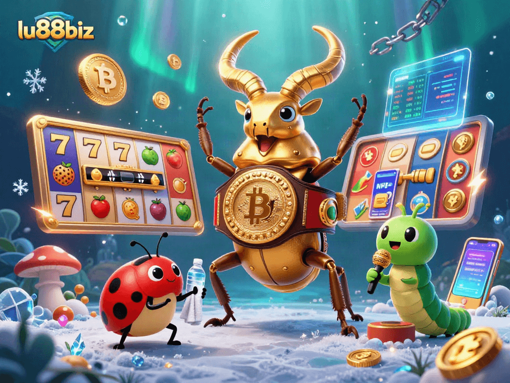 Engage with gaming excitement at lu88biz featuring unique slot elements and vibrant 3D characters.