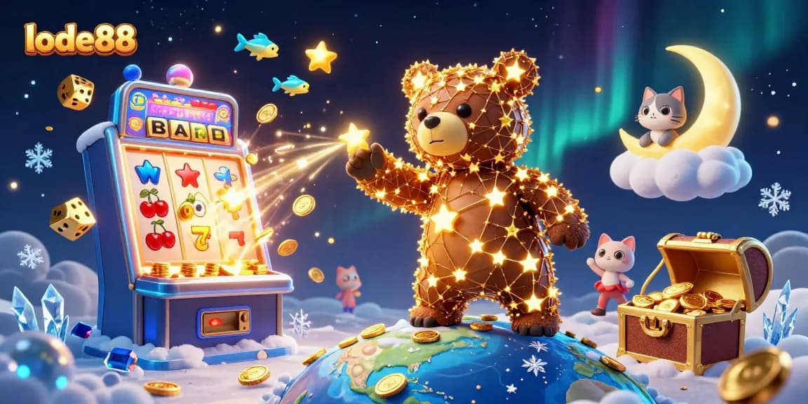 Engage with lode88 to enjoy a dazzling jackpot experience illuminated by vibrant casino elements.