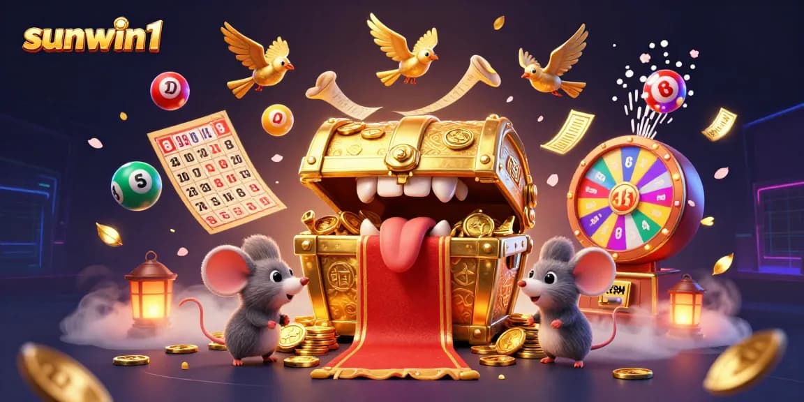 Engage players with sunwin1's vibrant lottery scene filled with excitement and colorful game elements.