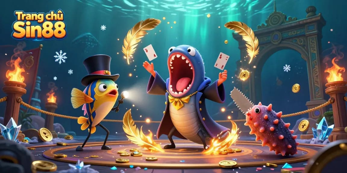 Experience the magic of Trang chủ Sin88 with a captivating underwater casino scene.