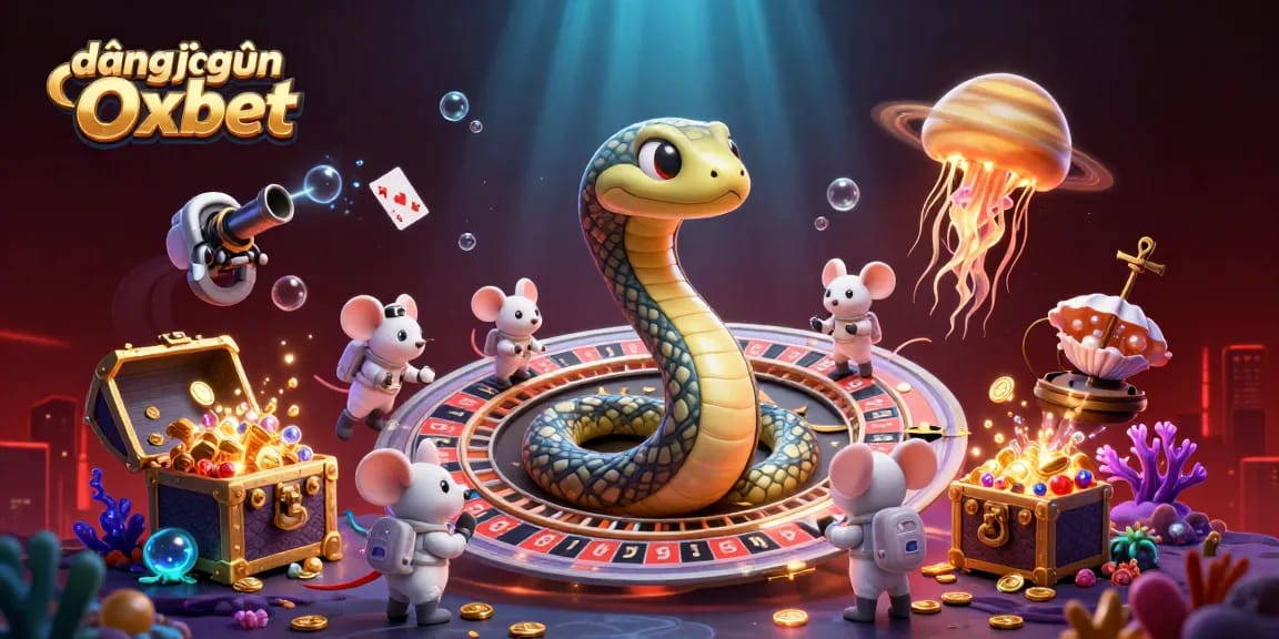 Spin to win with đăng nhập Oxbet; experience animated cosmic gambling in a vibrant 3D scene.