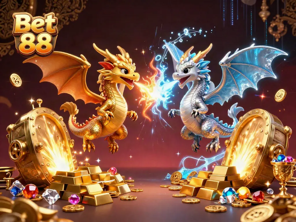 Experience thrilling moments at Bet 88 with captivating dragons and treasure-filled delights.