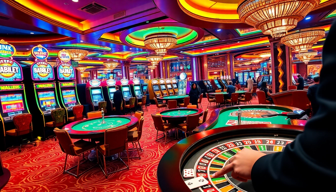 Experience the excitement of 78win with vibrant gaming tables and engaging players.