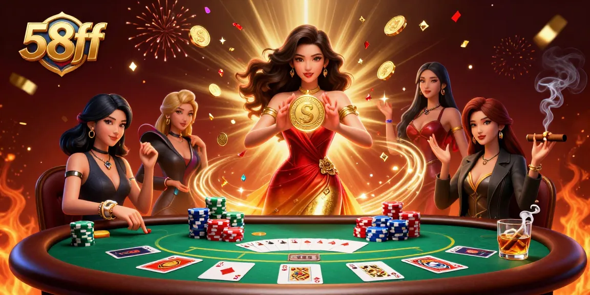 Win big at 58ff with dynamic poker games featuring thrilling moments and vibrant casino scenes.