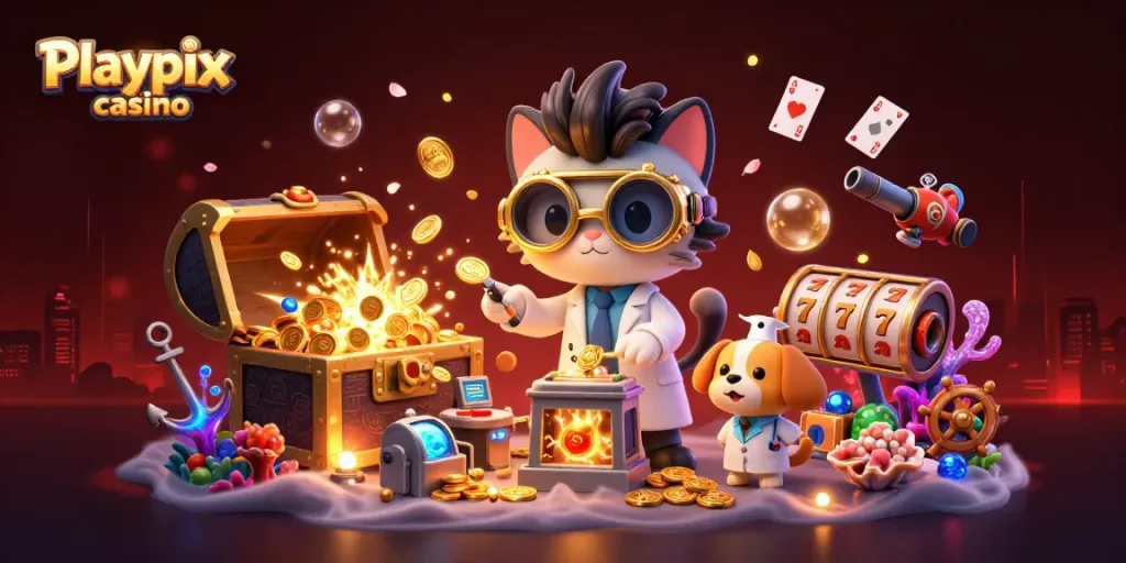 Jogue no Playpix casino e descubra um mundo animado de prêmios e diversão.