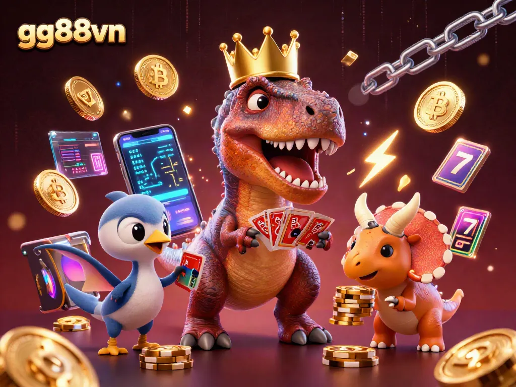 Engage in thrilling gameplay at gg88vn with animated characters and casino elements!